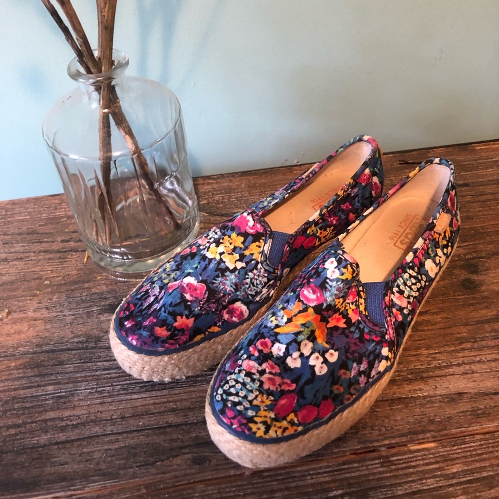 Floral Platform Keds